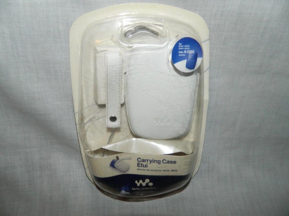 Sony Walkman NW-A1000 Carrying Case White Leather CMK-NWA1000 New Sealed