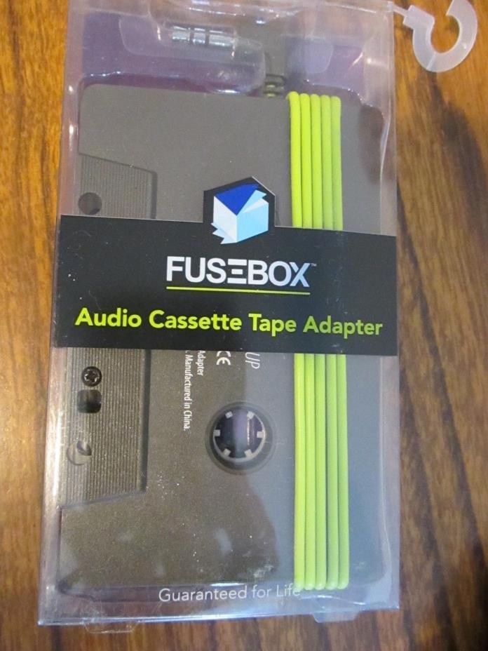 FuseBox Car Truck Aux In Audio Cassette Tape Adapter for iPod iPhone Samsung