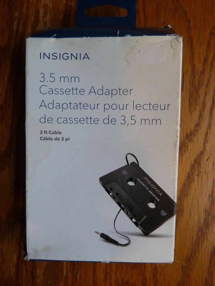 Insignia 3ft Cassette tape adapter