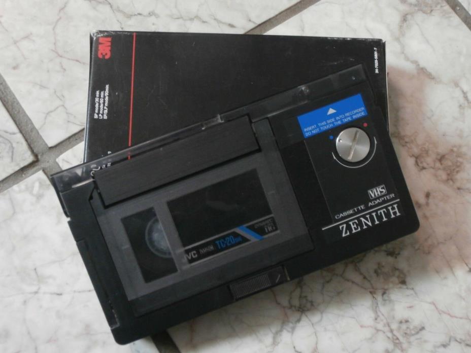 ZENITH VHS CASSETTE ADAPTER