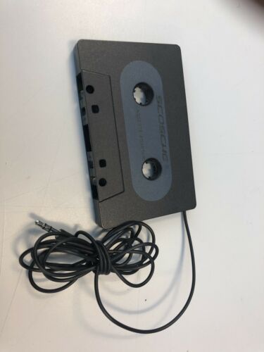 Scosche Cassette Adapter - play phone thru Cassette car cassette player - USED