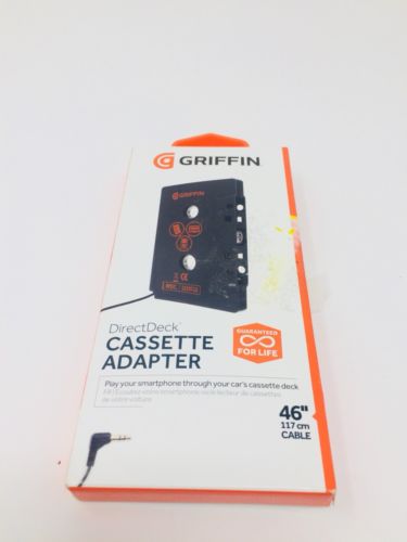 Griffin Cable DirectDeck Cassette Car Adapter MP3 Audio Players Wired AUX