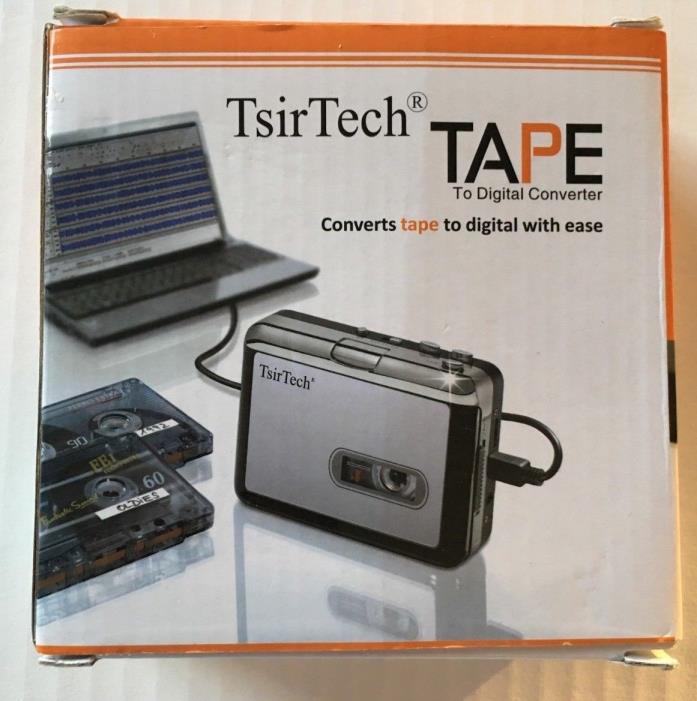 TsirTech Audio USB Portable Cassette Tape-to-MP3 Player Adapter with USB Cable