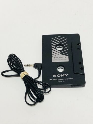 SONY CPA-11 CAR TRUCK RADIO CD DISC AUDIO CASSETTE TAPE ADAPTER STEREO