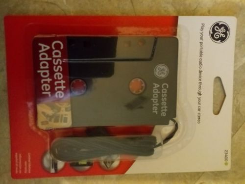 GE Cassette Adapter 23400 NEW in sealed package audio cord