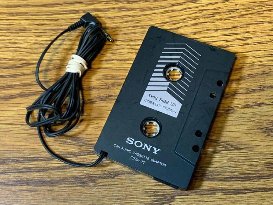 Sony Car Audio Cassette Adapter - Model CPA-11 | Fast Free Shipping !!
