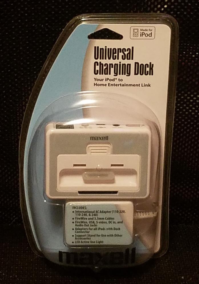 MAXELL P-3 Universal iPod Charging Dock New NIP