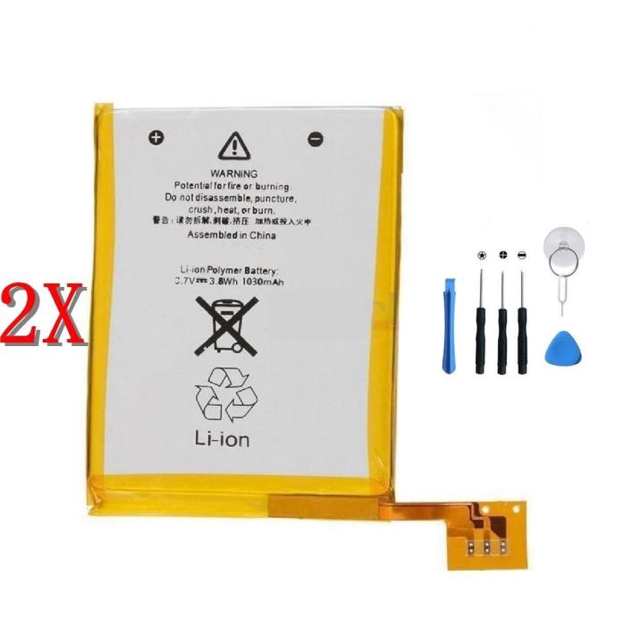 2 X Internal Replacement Battery for iPod Touch 5 5th Gen 5 A1421 + Free Tools