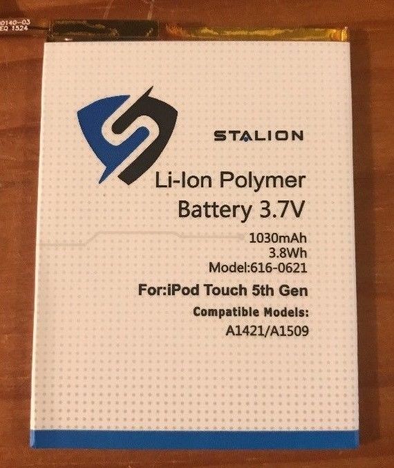 Stalion Li-ion Battery 3.7v For Ipod Touch 5th Gen A1421/A1509