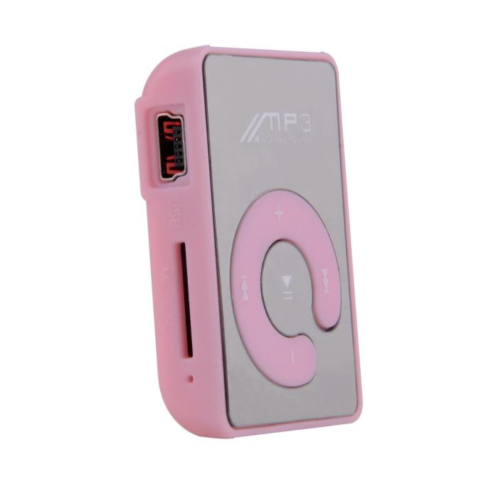 Mini Fashion Clip Sport USB Micro SD TF Mirror C Button MP3 Music Media B98B 09