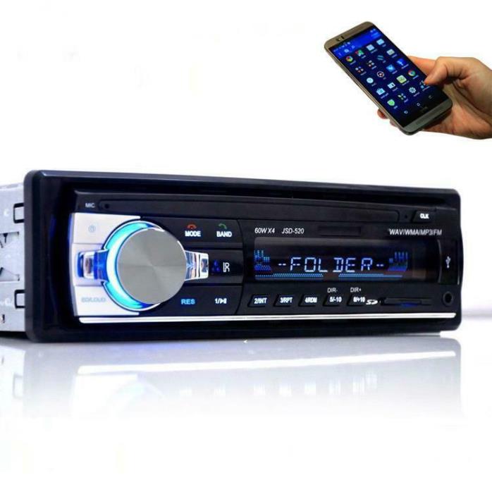 Hot Fashion Bluetooth 12 V USB/SD/MMC/WMA Car MP3 Player With Radio CLSV 02