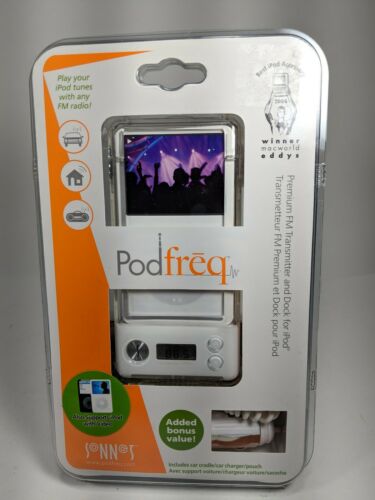 Sonnet PodFreq FM Transmitter for iPod Firewire Charging ports Cradle Charger