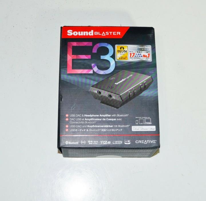 CREATIVE SB E3 Sound Blaster USB Audio Interface Headphone Amplifier
