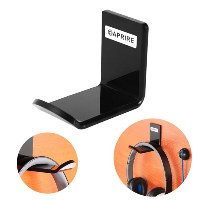 Headphone Stand Hanger Wall Mount - Pack of 2 OAPRIRE Acrylic Headset Holder, Be