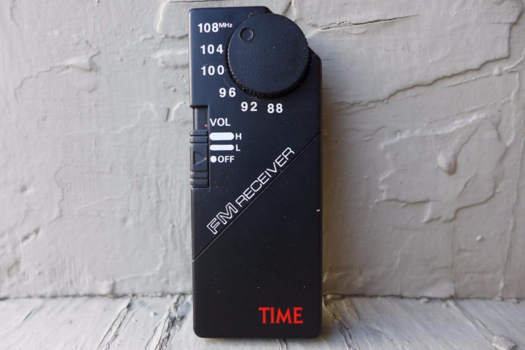 Vintage Time Magazine FM Receiver Portable Radio by Kinetic RFM-1 RARE