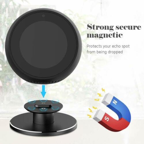 360°Rotation Bracket Base Stand for Echo Spot Smart Speaker Magnetic Adjustable