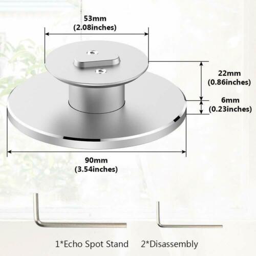 Achieve 360° Horizontal Rotation Bracket Base Stand for Echo Spot Smart Speaker