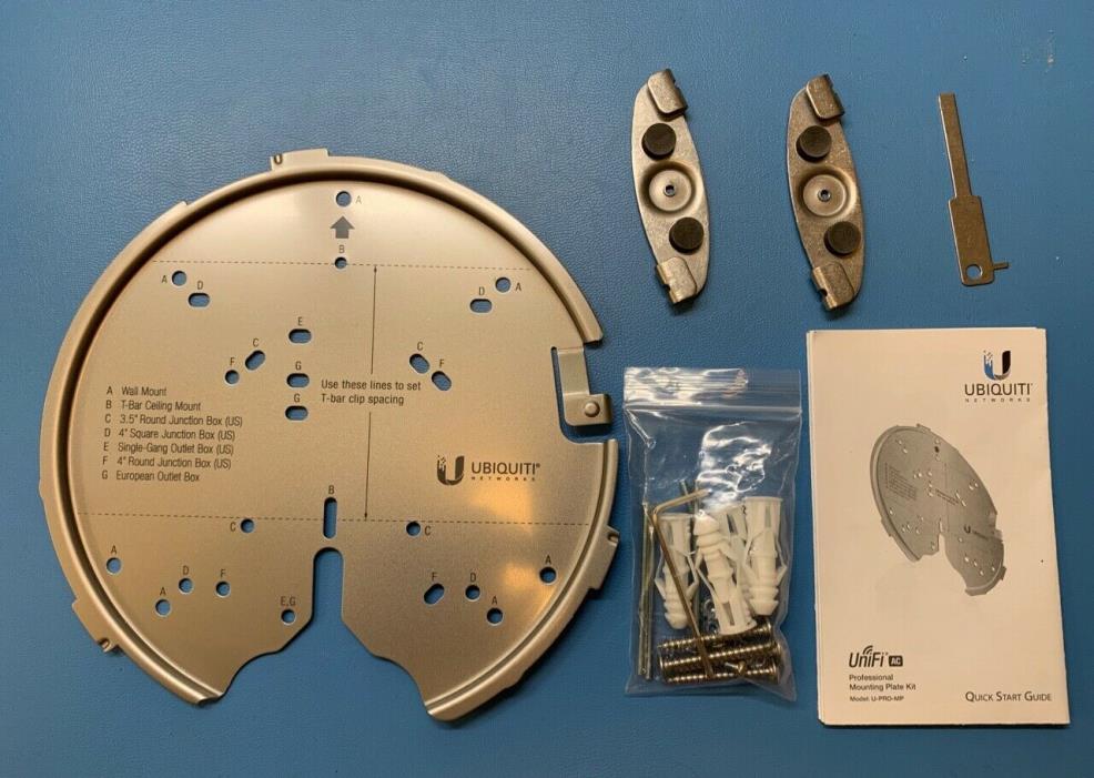 4 sets of NEW Ubiquiti U-PRO-MP Pro Mounting System for Unifi APs