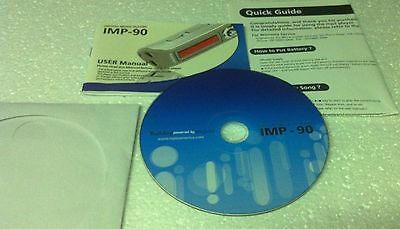 MPIO IMP-90 Digital Music Player MANUAL and SOFTWARE DISC - i-Bulldog IMP-90