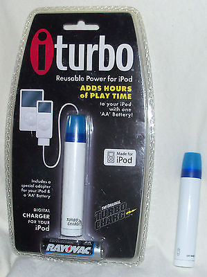 2 ITURBO REUSEABLE POWER for IPOD  ~~ 1 NIB!!!