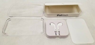 Ipod Touch 6th Generation A1574 Box Only w/ Ear Buds & Apple Stickers Free Ship