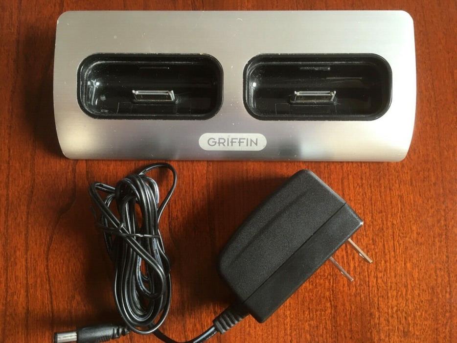 GRIFFIN PowerDock2 Dual Charging iPhone 4/4S iPod 1st~4th generation FREE SHIP