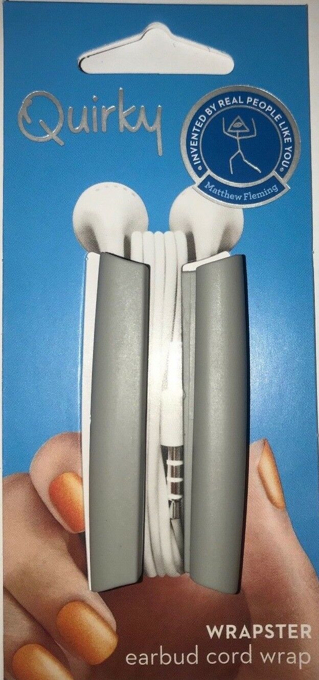 Quirky: Wrapster Earbud Cord Wrap, Wrap The Tangle