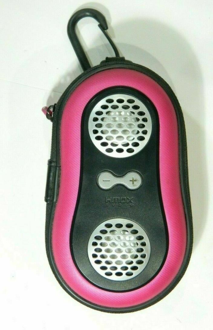 HMDX Audio Portable Dual Speakers – Zippered case – Pink – Model HMDX-G02