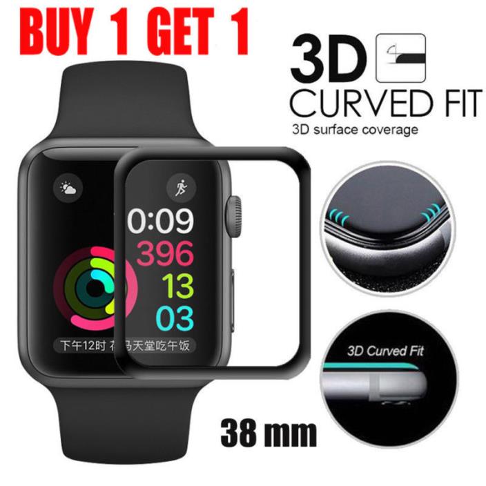 2PCS 3D Tempered Glass Screen Protector Film For Apple Watch iWatch 1 2 3 38mm