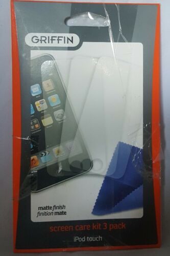 Griffin GB01474 3 X screen protectors and 1 x cloth for iPod touch 2G matte