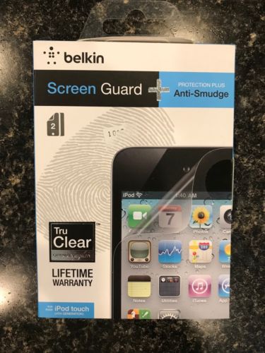 Belkin Screen Guard iPod Touch 4th Geneneration Gen Tru Clear Anti-Smudge