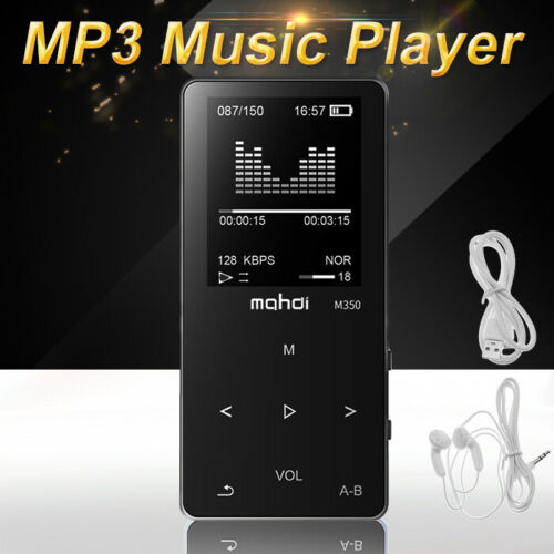8GB HiFi Metal MP3 Music Player Loseless FM TF Recording APE FLAC WAV US Seller