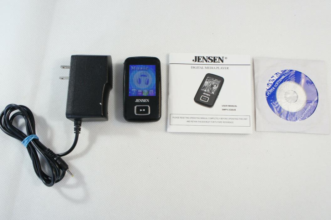 Jensen SMPV-2GBUB Portable Digital Media Player -- Black