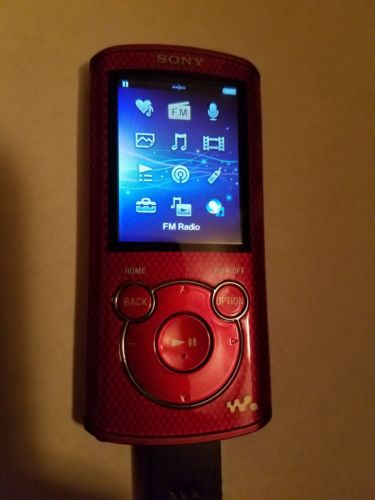 Sony Walkman NWZ-E463 Maroon/Red(4 GB) Digital Media Player