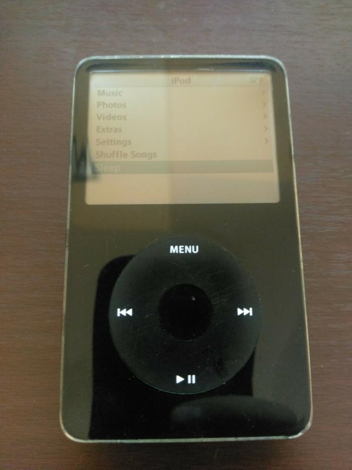 Apple iPod 5th Generation w Video SImilar to Classic 60GB A1136 Black
