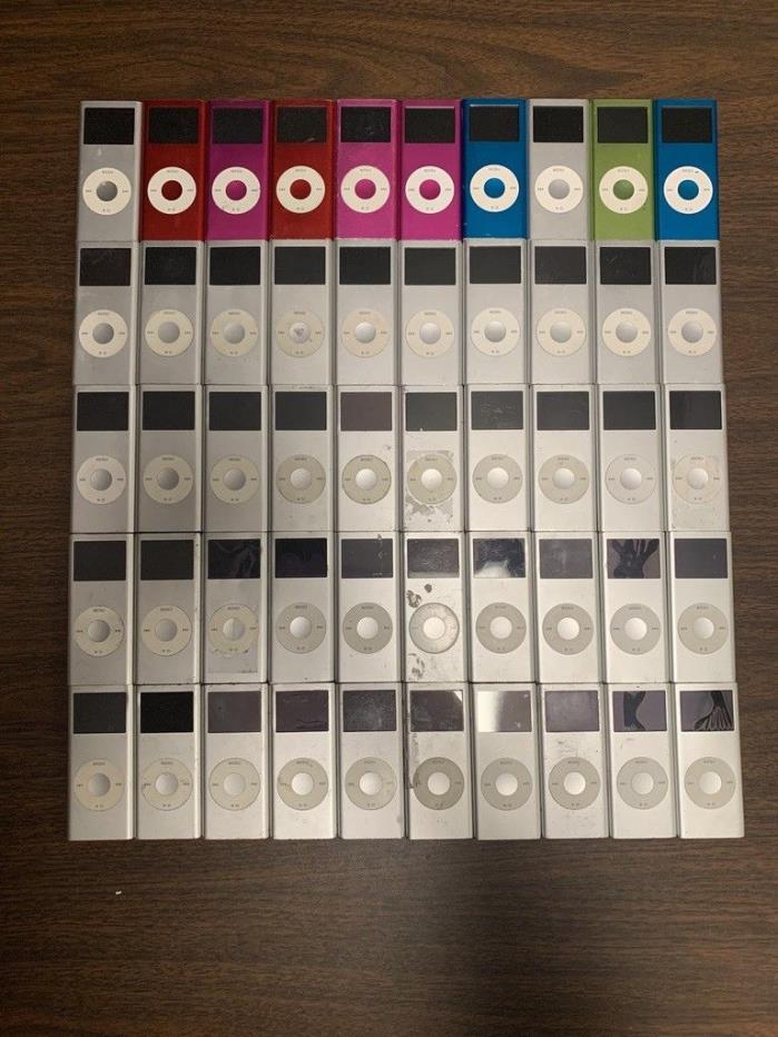 Lot of 50 AS IS 2nd Generation iPod Nanos