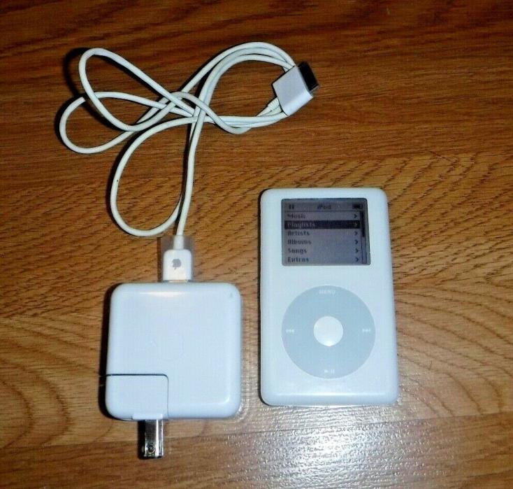 APPLE iPod Classic 4th Gen HPInvent 20GB PE435A MP102 NEW BATTERY Charger Bundle