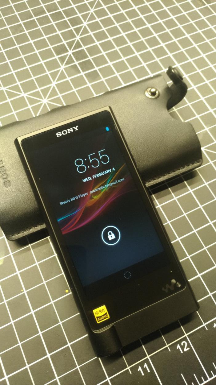 Sony NW-ZX2 128GB High-Resolution Audio Walkman Black Music Player 128GB