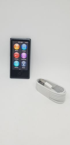 Apple Ipod Nano 7th Generation 16gb Slate Bundle
