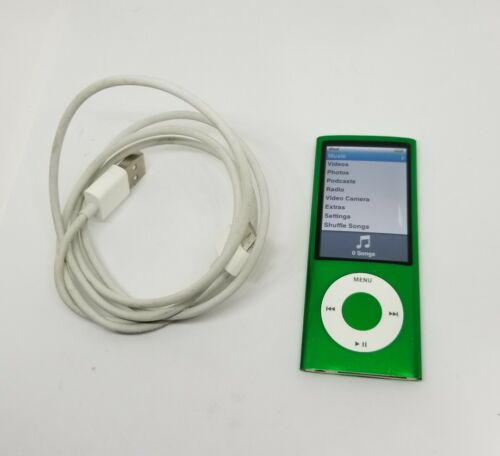Apple Ipod Nano 5th Generation 8gb Green Bundle