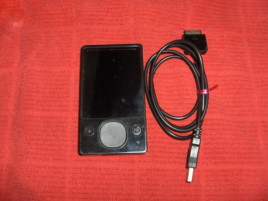 Microsoft ZUNE 120GB Model 1376 MP3 Player (FOR PARTS OR REPAIR)