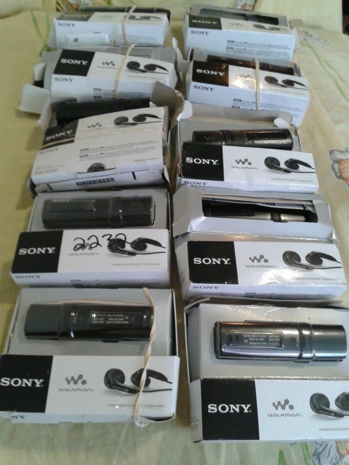 Sony Walkman 4GB MP3 Player NWZB183FB Black  LOT OF 10 TEST AND WORKING