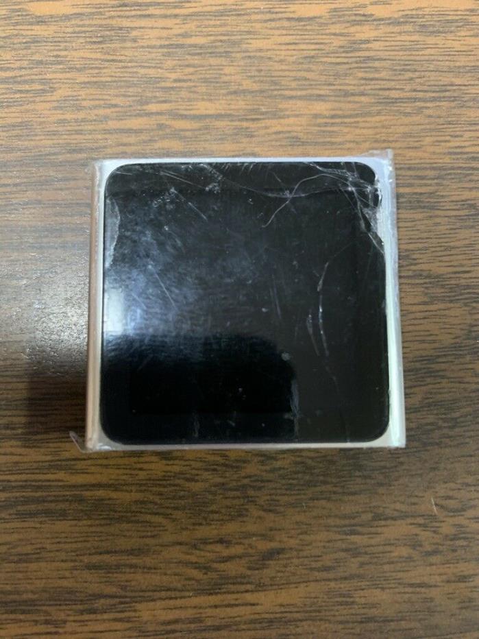 Apple iPod nano 6th Generation Silver (8 GB) AS IS - See Description
