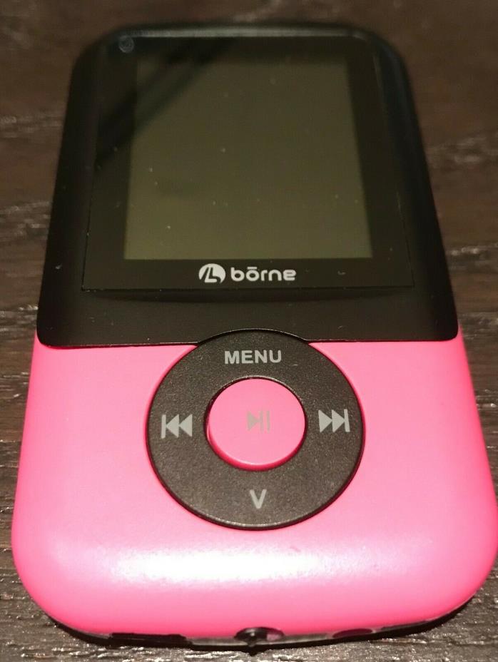 Borne Crossfade 8Gb MP3 Video player (Pink)
