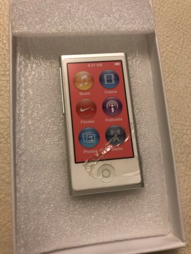 Apple iPod nano 7th Generation Silver (16 GB)  a1446 Brand New