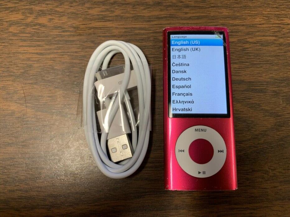 Apple iPod nano 5th Generation Pink (16 GB) Bundle