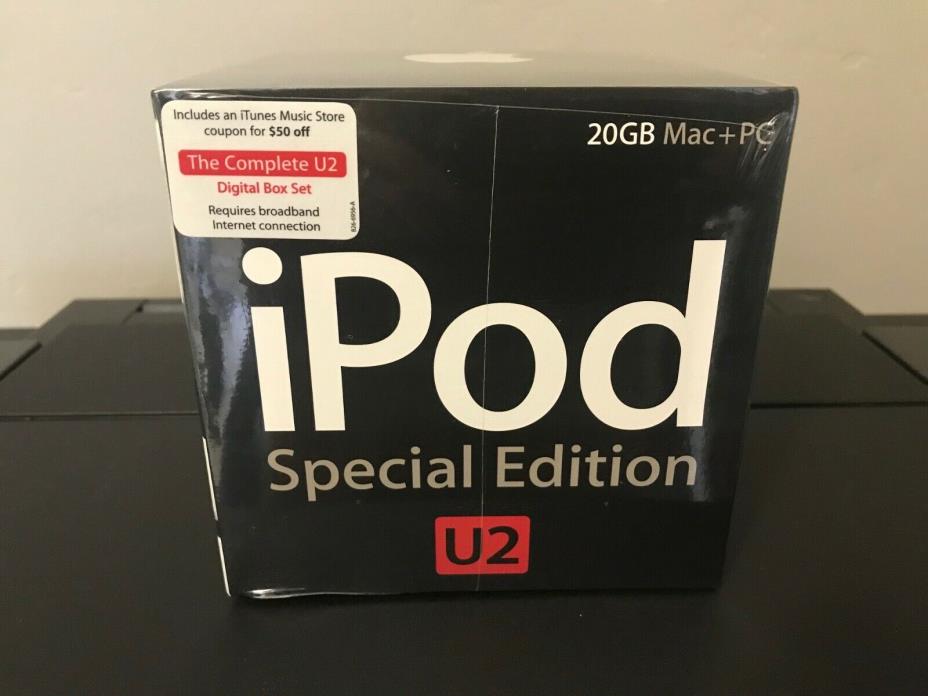 Apple iPod classic 4th Gen U2 Special Edition Digital Box Set (20 GB) New SEALED