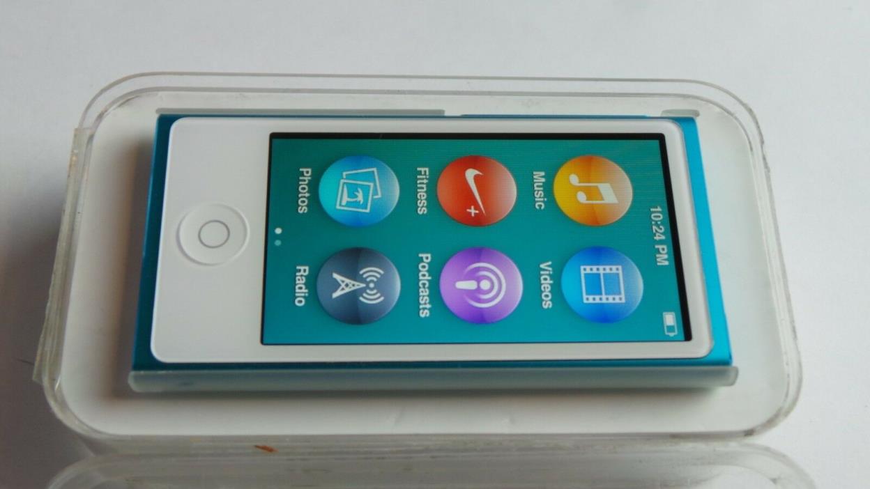 Apple iPod nano 7th Generation Blue (16 GB) Open Box