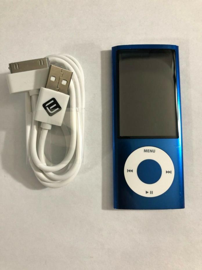 Apple iPod Nano 5th Generation Blue 8GB READ DESCRIPTION #3147