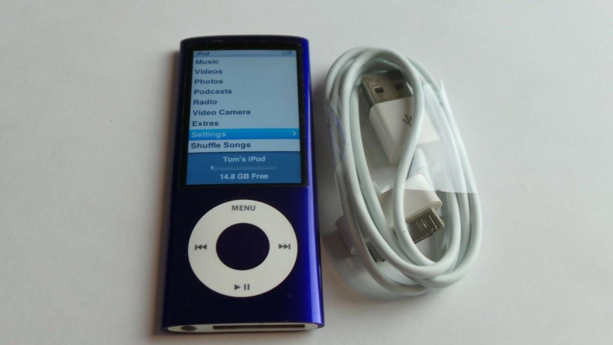 Apple iPod nano 5th Generation Purple (16 GB) Good Used Condition